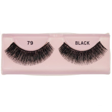 Private label resuable glue free pure natural human hair double layered triple magnetic eyelashes